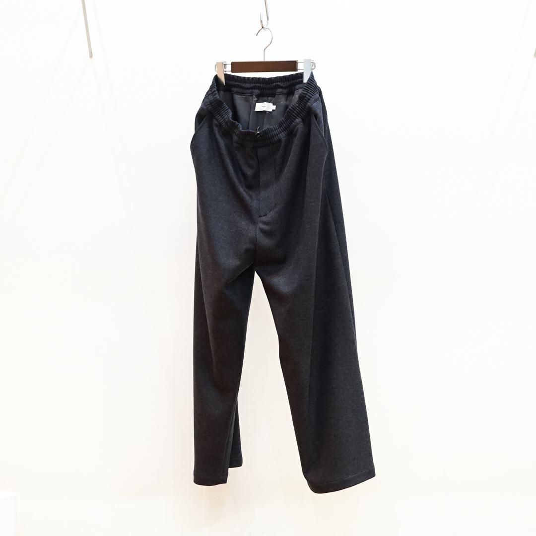 Graphpaper (եڡѡ) Wool Smooth Flannel Easy Wide Pants(GU253-40223B)/Gray