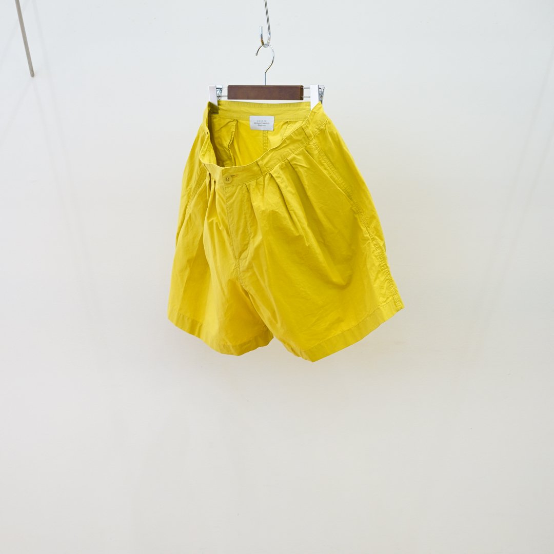 UNUSED (アンユーズド) Wide Shorts (UW1126)/Mustard