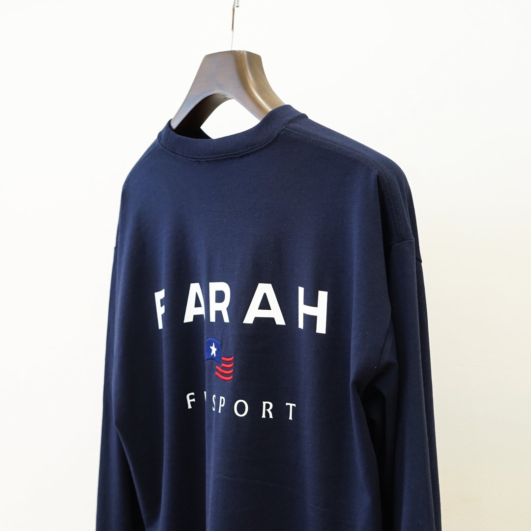 FARAH (ե顼) Printed Graphic L/S Tee 