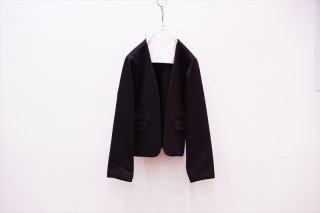 Graphpaperグラフペーパー"for women No Collar Sweat Jacket