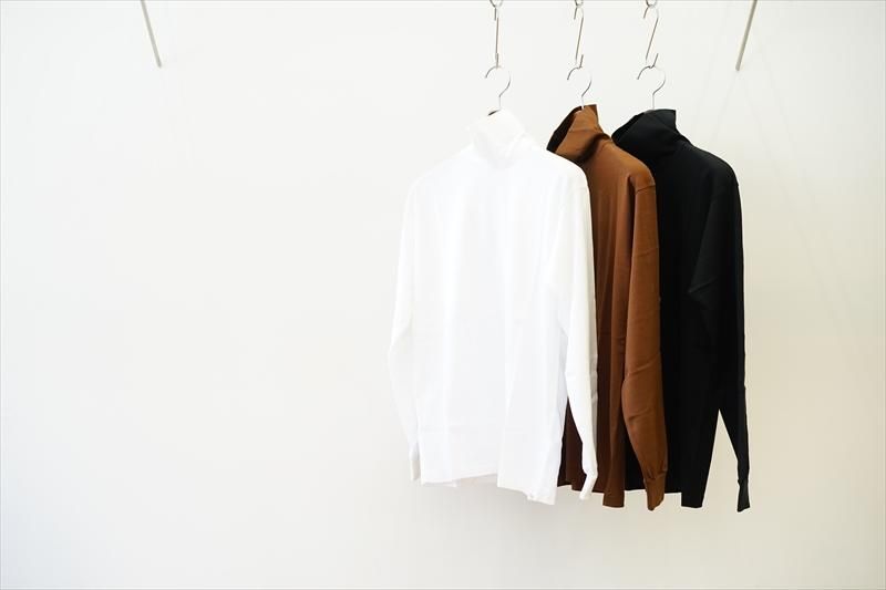 AURALEE(オーラリー) for women LUSTER PLAITING HI NECK L/S TEE