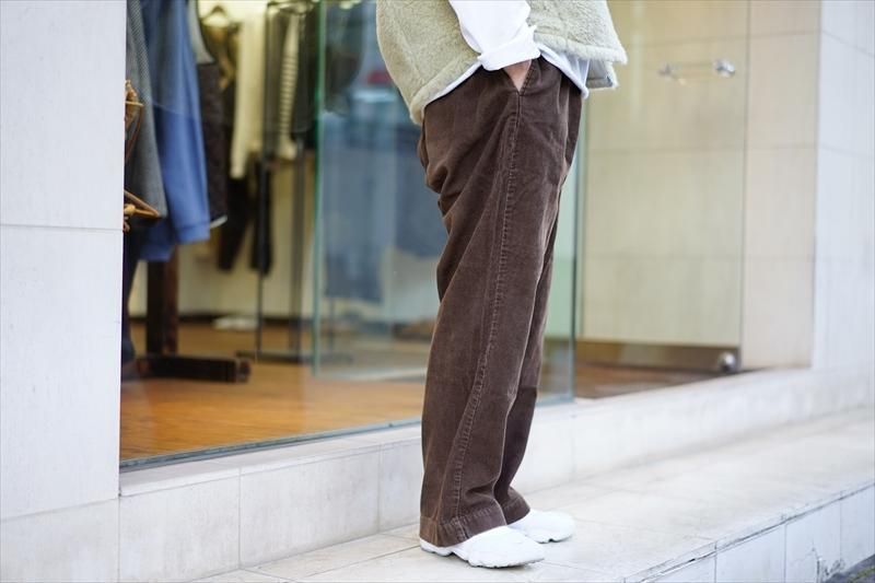 MAISON EUREKA(メゾンエウレカ)for women VINTAGE REWORK CHINOS CORDUROY/Beige Brown