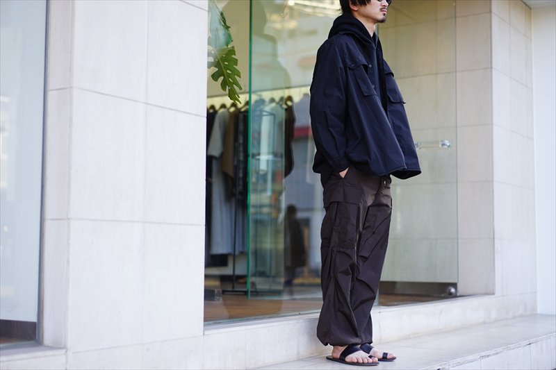 20SS AURALEE LIGHT NYLON FATIGUE PANTS 4 | myglobaltax.com