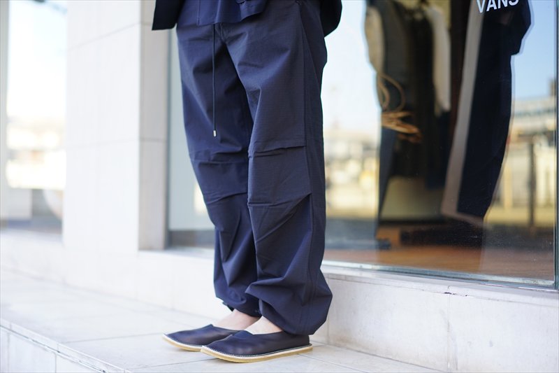 Nylon Chambray pants AURALEE × TDS | www.tspea.org