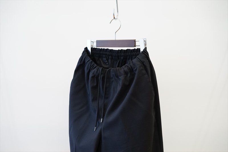 INVERT(インバート)W/WOOL EASY WIDE PANTS/Black