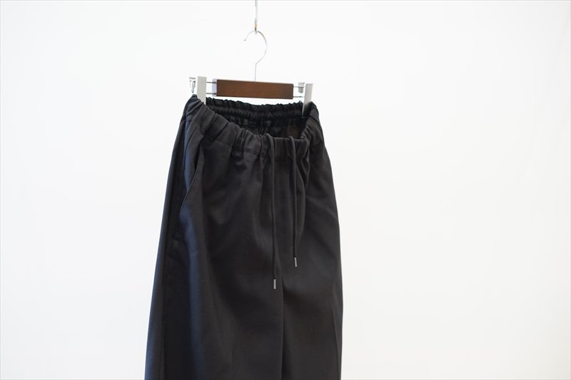 INVERT(インバート)W/WOOL EASY WIDE PANTS/Black