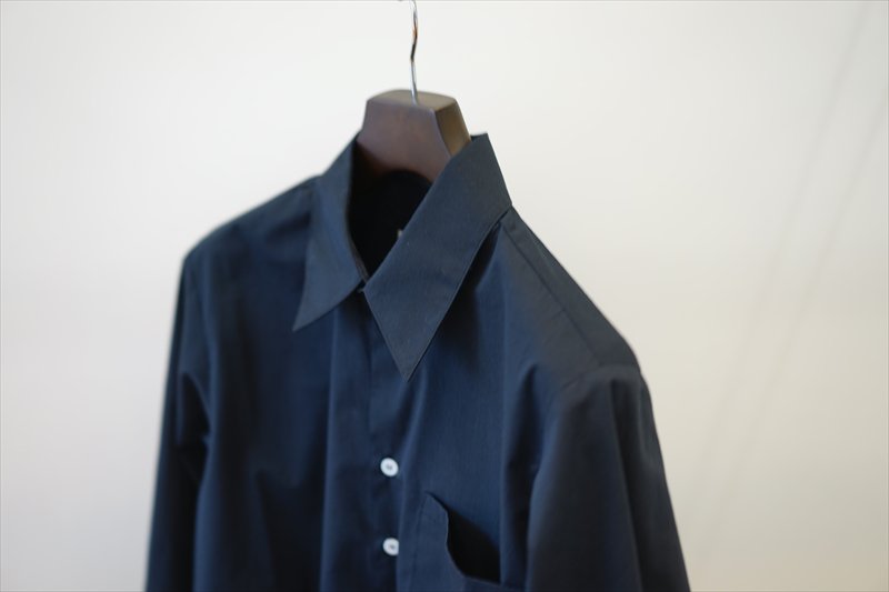 CAMIEL FORTGENS(カミエルフォートヘンス)Basic Shirt Cotton/Black