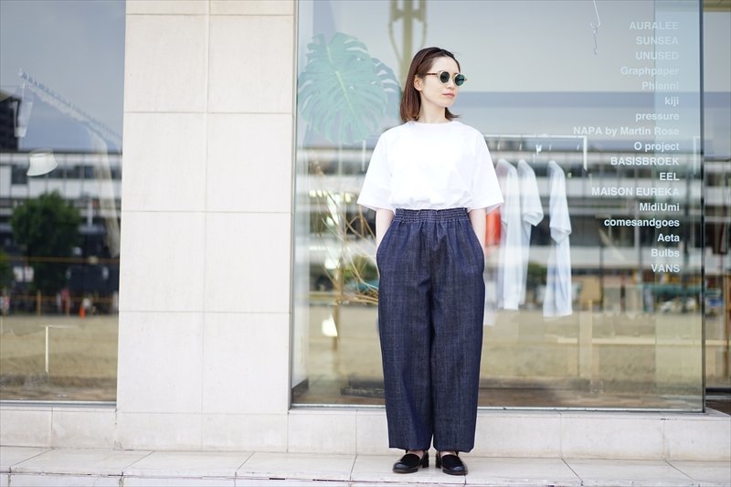 CAMIEL FORTGENS(カミエルフォートヘンス)GRANDPA PANTS DENIM/Dark Blue