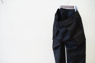 [Sale 対象] Graphpaper(グラフペーパー)Double Plain Weave Easy Militrary Pants(GM213-40270)/Black