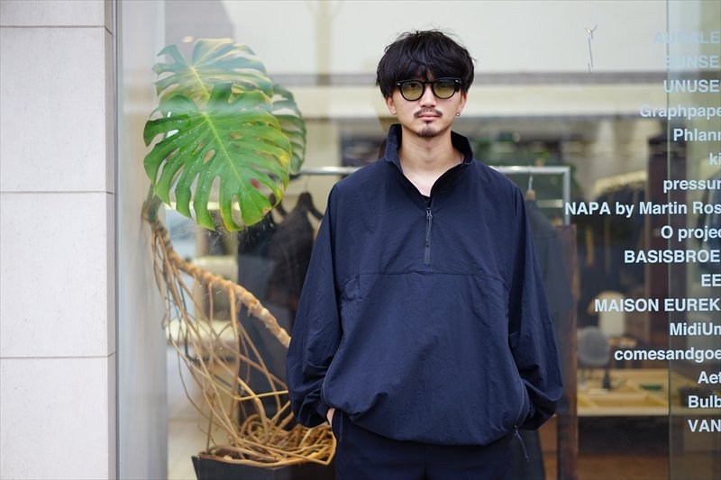 I(アイ)Pullover Wind Shirt/Charcoal/Black