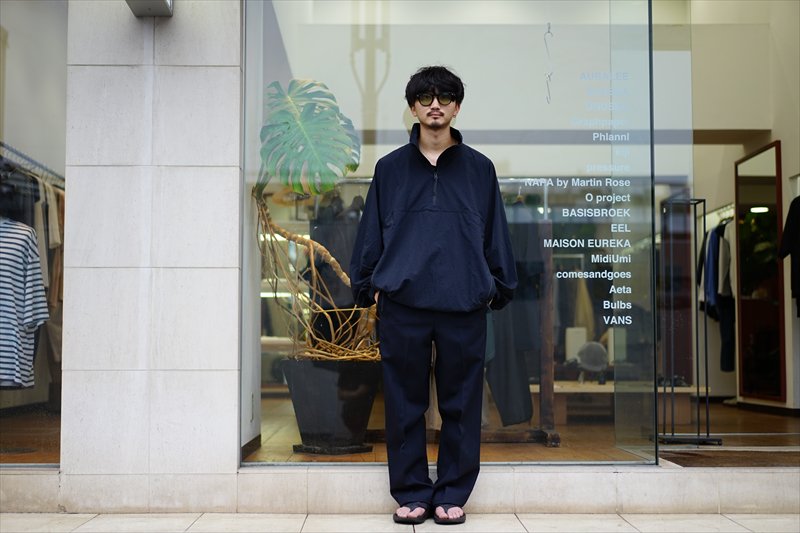 I(アイ)Pullover Wind Shirt/Charcoal/Black