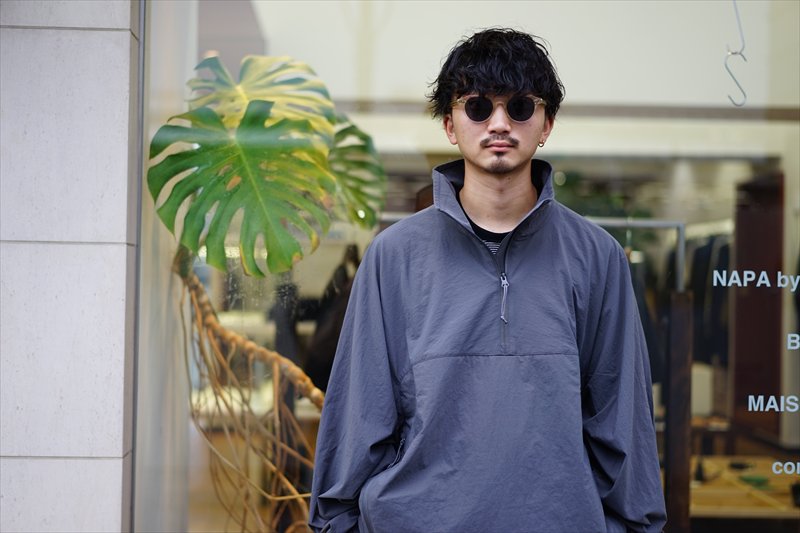 I(アイ)Pullover Wind Shirt/Charcoal/Black