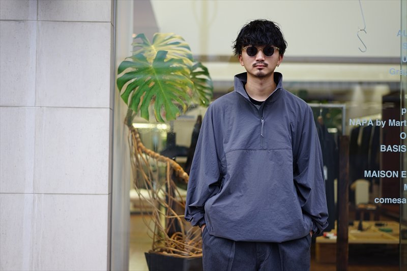 I(アイ)Pullover Wind Shirt/Charcoal/Black