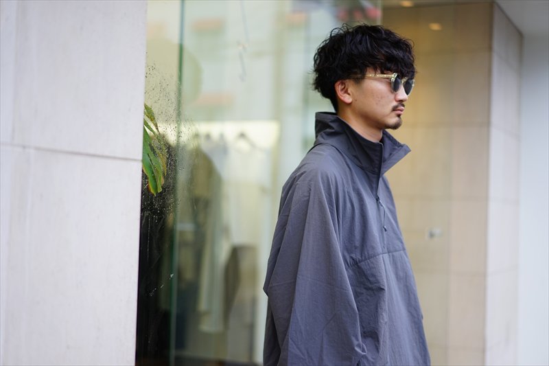 I(アイ)Pullover Wind Shirt/Charcoal/Black