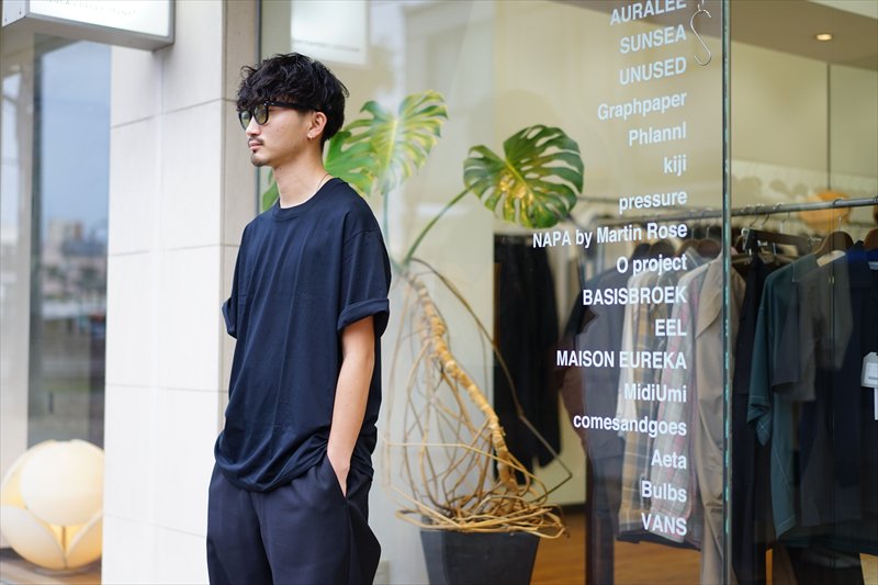 MAISON EUREKA(メゾンエウレカ)ME LOGO BACK PRINT T/White/Black