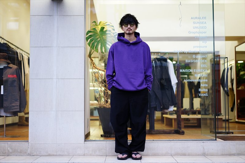 EASTFAREAST(イーストファーイースト)Model014 Baloon Hoodie/Fuji/Kinari/