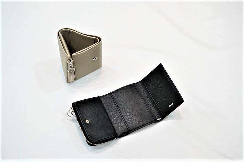 Aeta(アエタ)Wallet TypeA Mini(PG37) /Gray Beige/Black/