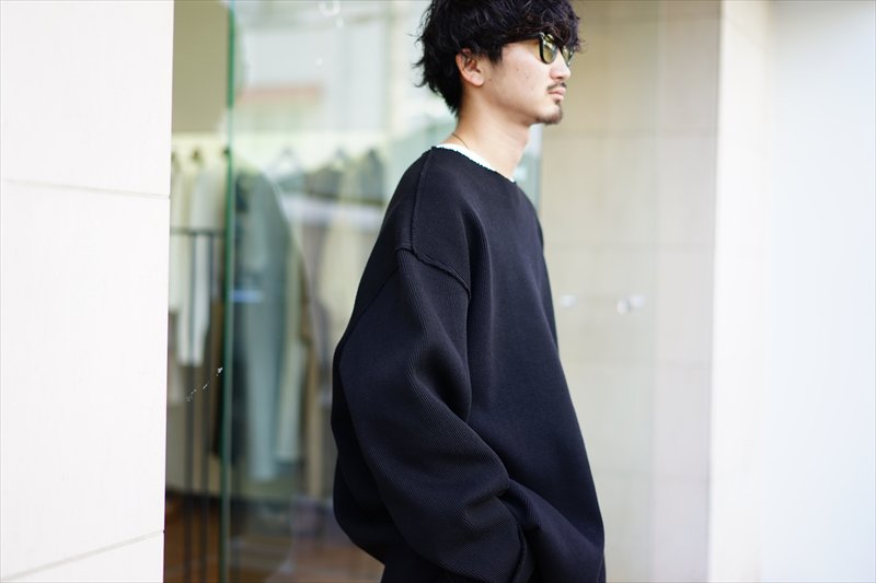 CAMIEL FORTGENS(カミエルフォートヘンス)HEAVY RIB JUMPER POLYESTER