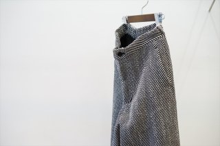 ［unisex］EXCLUSIVE BALUCA別注/KIIT(キート)Wool Kersey Easy Wide Pants/Black Mix