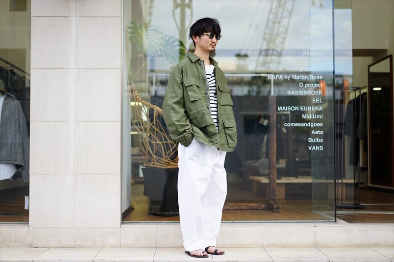【22SS】AURALEE CHINO BELTED PANTSCOLO