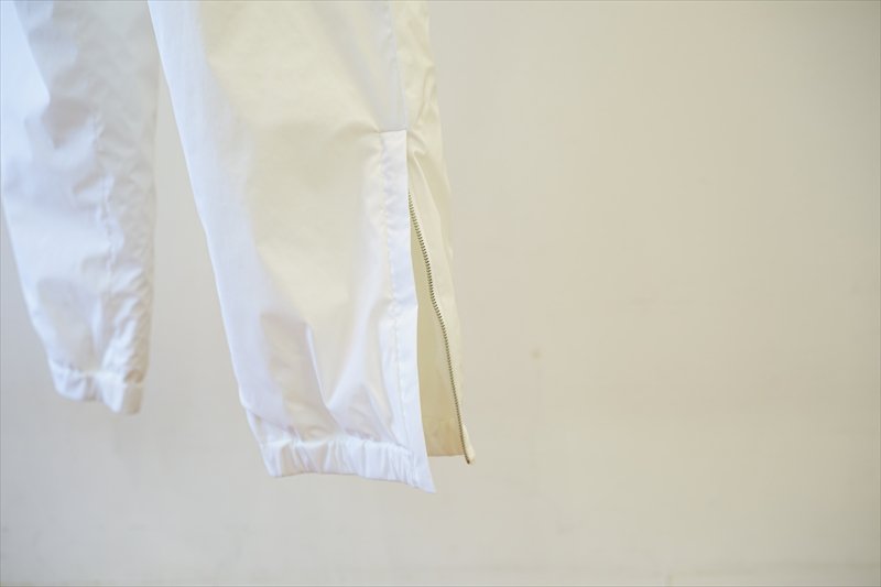 AURALEE(オーラリー)Terry Lined Light Nylon Easy Pants/White