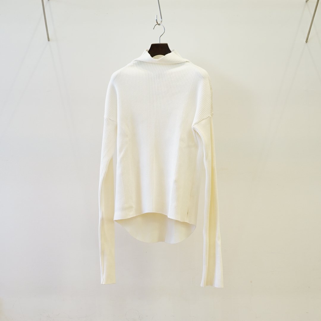 [women’ｓ] ELEPH(エレフ)Cotton Turtle Tall Sweater(El.Cl.03.01.07)/Ecru