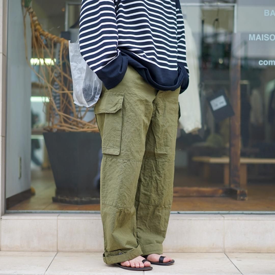 OUTIL ウティpantalon chaselles/ オリーブ-