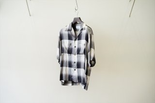 UNUSED(アンユーズド)Ombre check open collar half sleeve shirt
/Unused x Sugarhill.(US2148-C001S1)