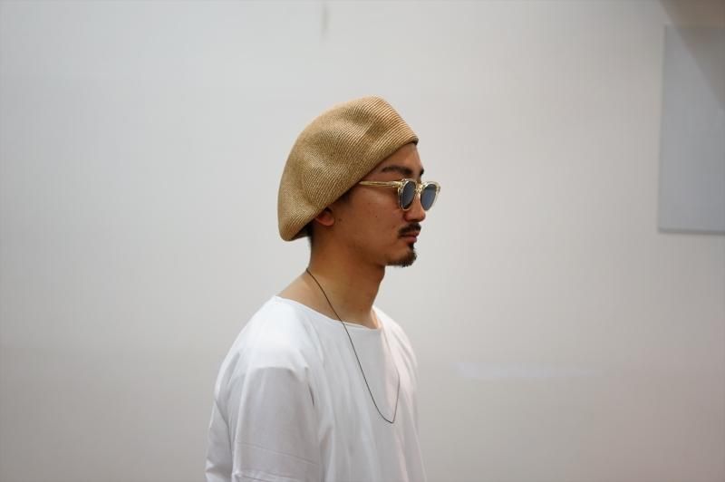 RIPRAP×COMESANDGOES BRAID BERET (PAPER) 思いやっ