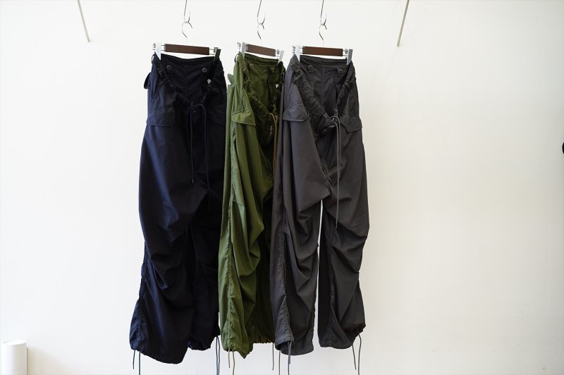 Graphpaper(グラフペーパー)Garment Dyed Poplin Millitary Pants