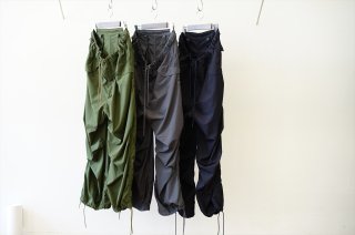 [Sale 対象] Graphpaper(グラフペーパー)Garment Dyed Poplin Millitary Pants(GU221-40064)/Khaki/C.Gray/Navy/