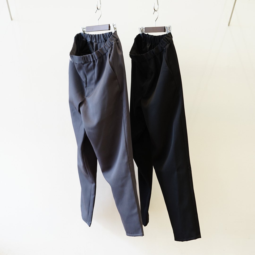 [22AW] Graphpaper(グラフペーパー)Scale Off Wool Chef Pants(GM223-40053B)/C.Gray/Black/