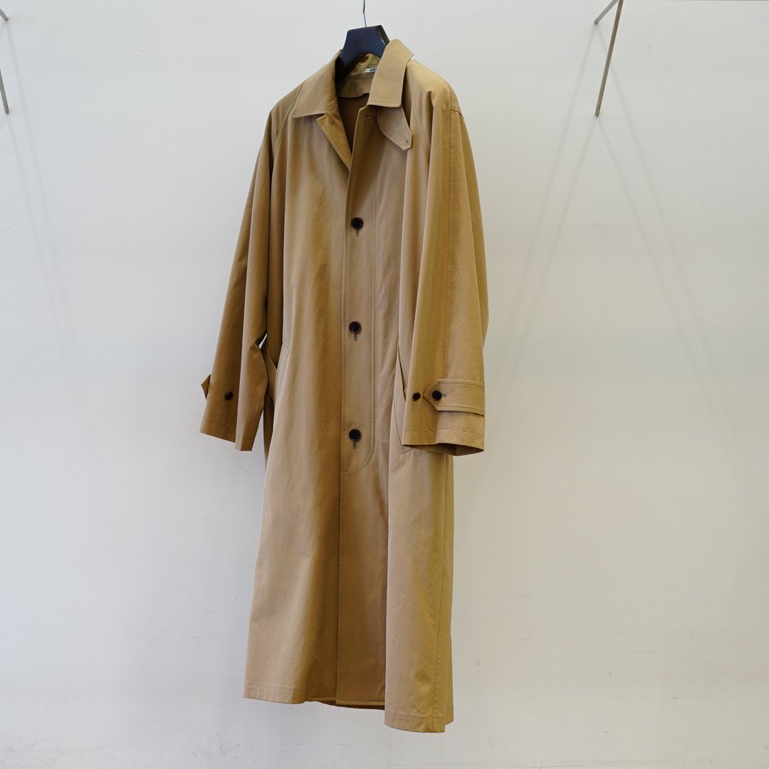 AURALEE(オーラリー)Finx Hard Twist Gabardine Soutien Collar Coat 