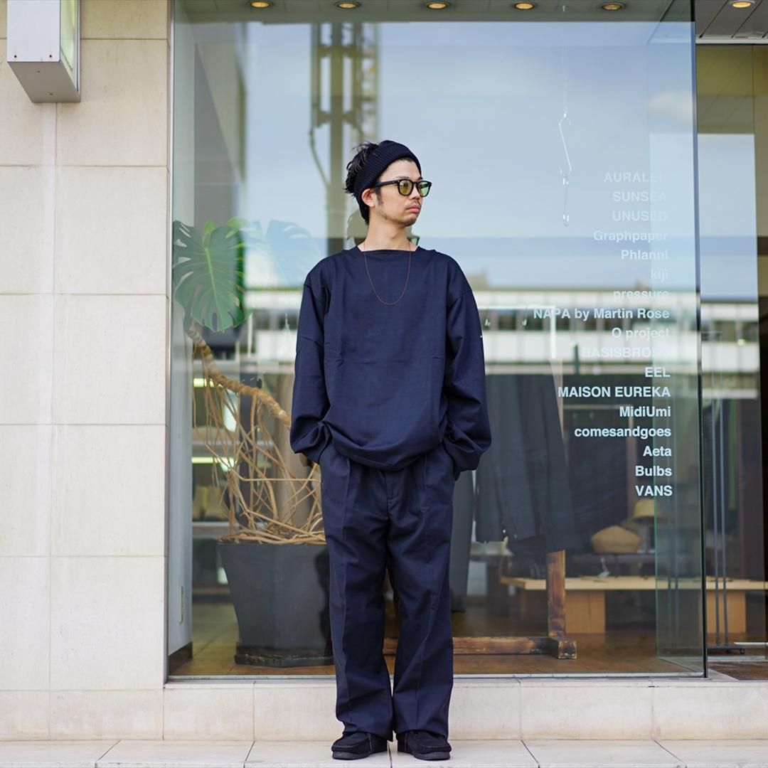 送料無料 店舗 unisex］outil(ウティ)TORICOT AAST(OU-C007-21AW) Light /Lime トップス