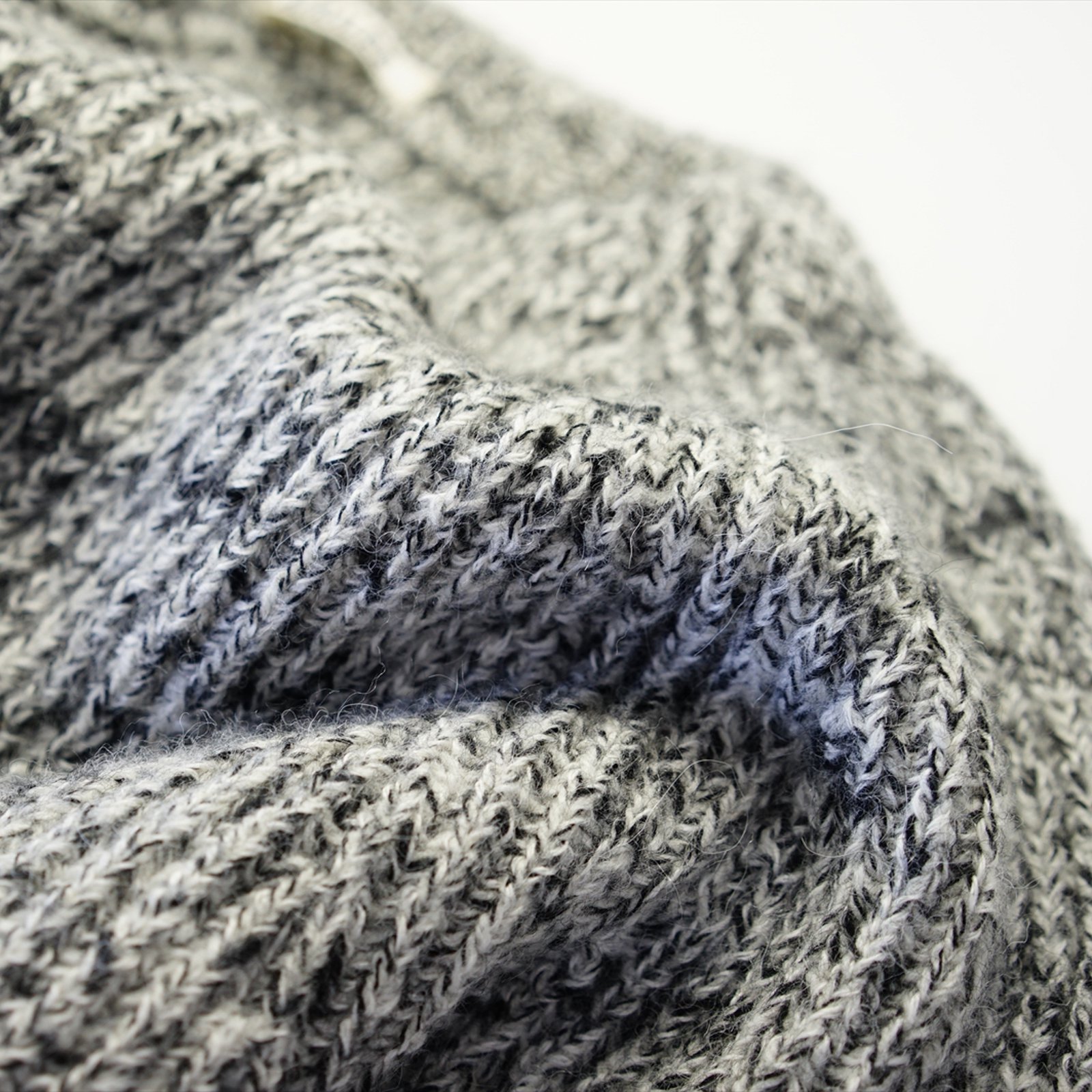 AURALEE(オーラリー)Wool Baby Alpaca Mix Rib Knit P/O(A22AP02BL