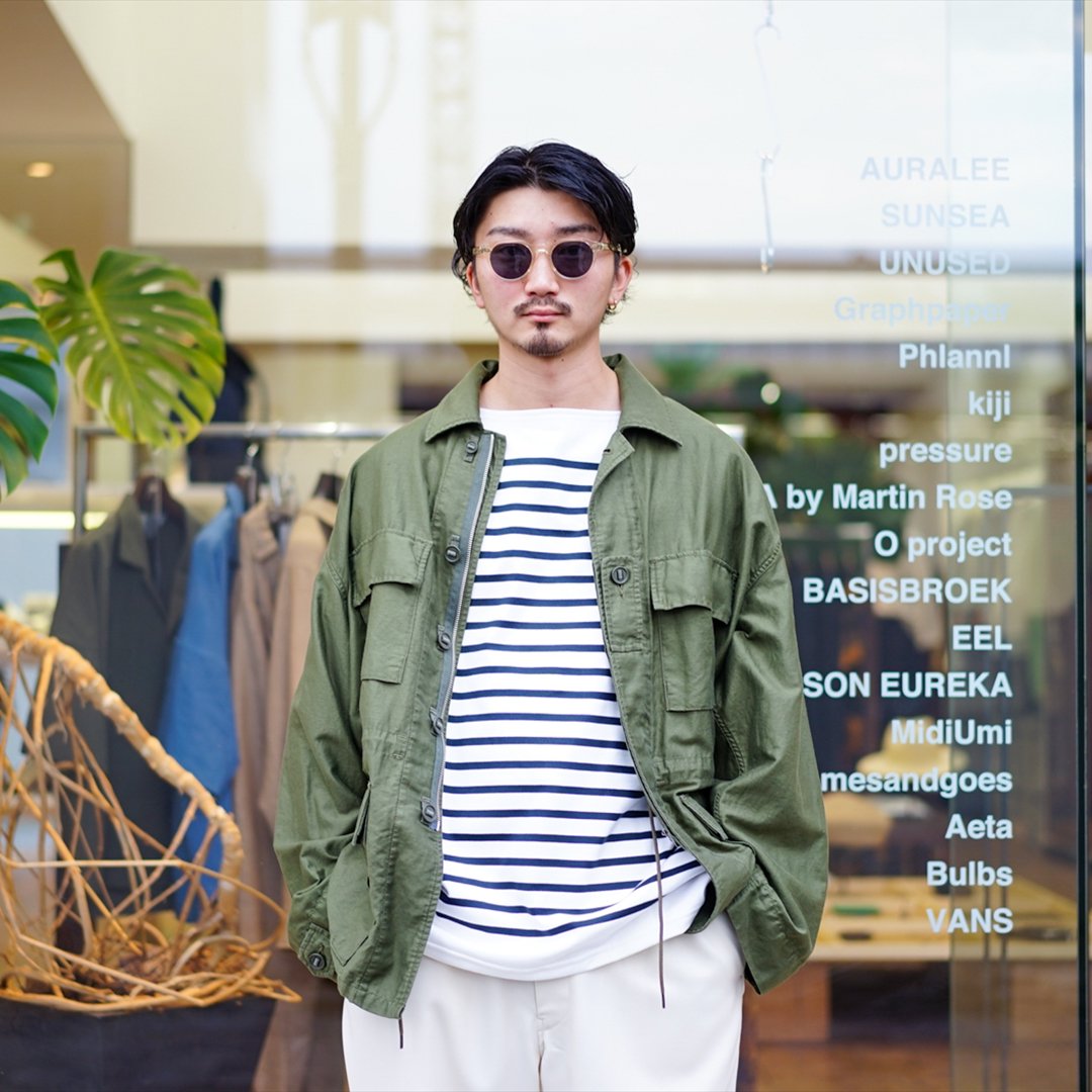 Graphpaper(グラフペーパー)Cotton Linen Moleskin Millitary Jacket