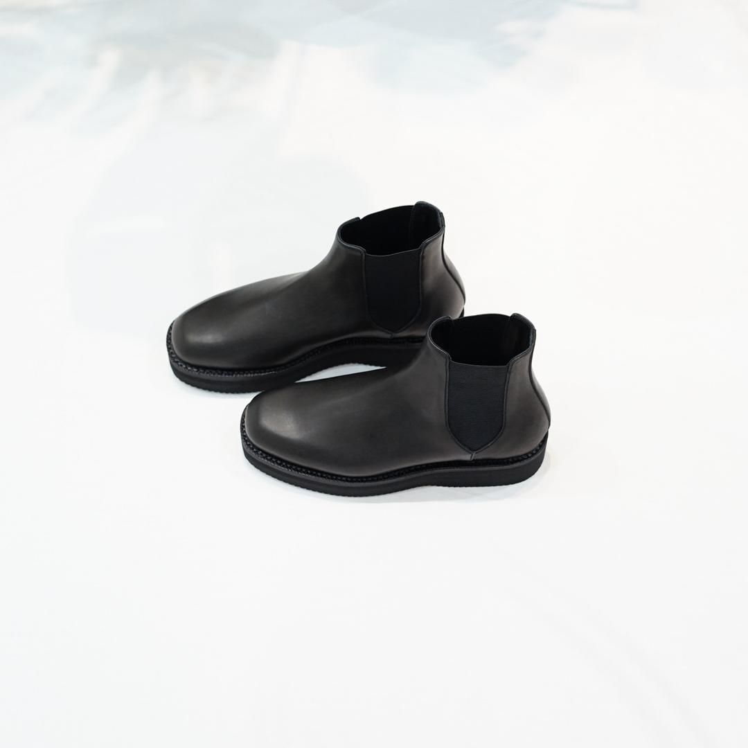 AURALEE 23AW LEATHER SHOES BLACK - 靴