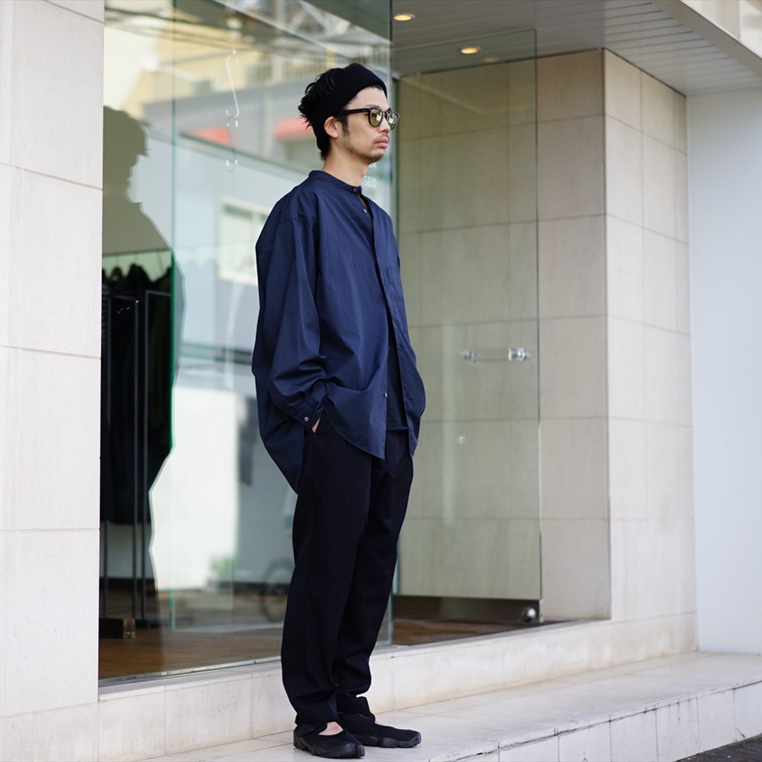 graphpaper selvage wool tapered slacks - スラックス