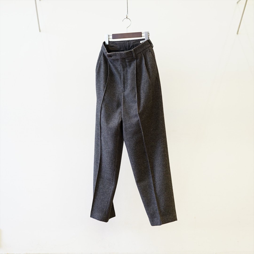 [women's] AURALEE for women's(オーラリーウィメンズ)Organic Cotton Cashmere Wool tweed Slacks(A22AP04OP)