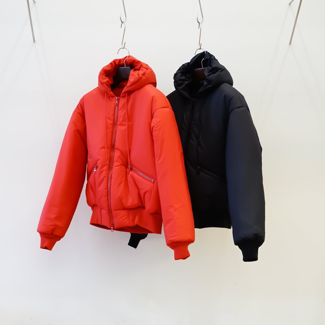 UNUSED(アンユーズド)Hooded Padding Jacket(US2260)/Red/Black/