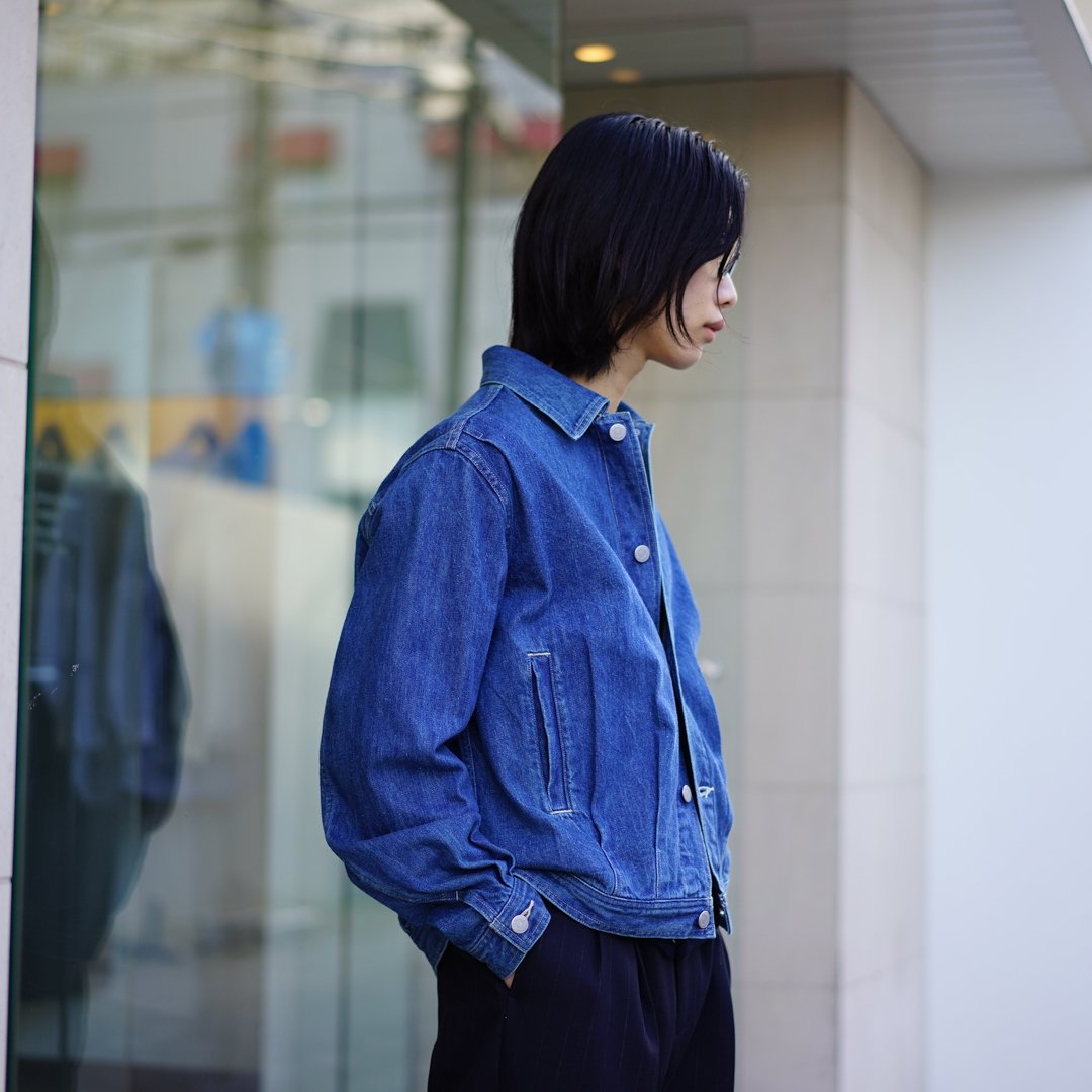 AURALEE(オーラリー)Selvedge Light Denim Blouson(A22AB01SD)/Light