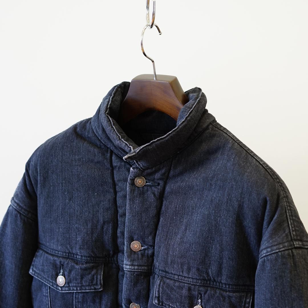 UNUSED(アンユーズド)Padded denim jacket(US2264)/Black