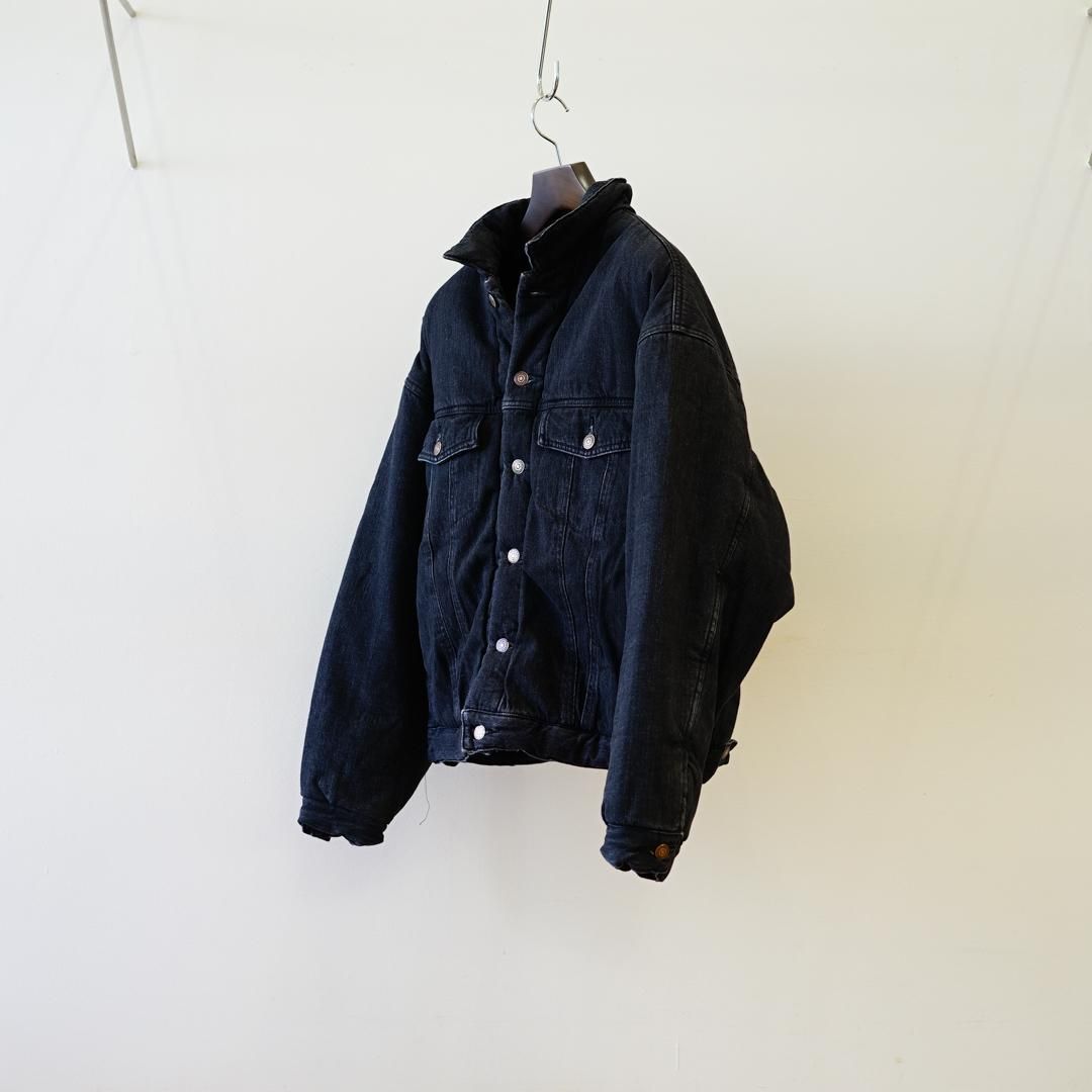 UNUSED(アンユーズド)Padded denim jacket(US2264)/Black