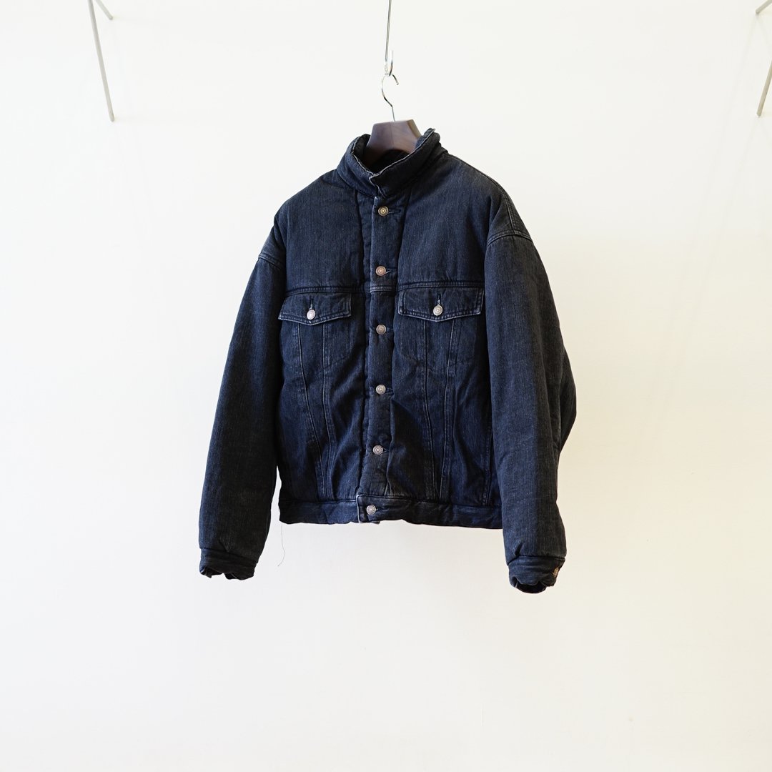 UNUSED(桼)Padded denim jacket(US2264)/Black