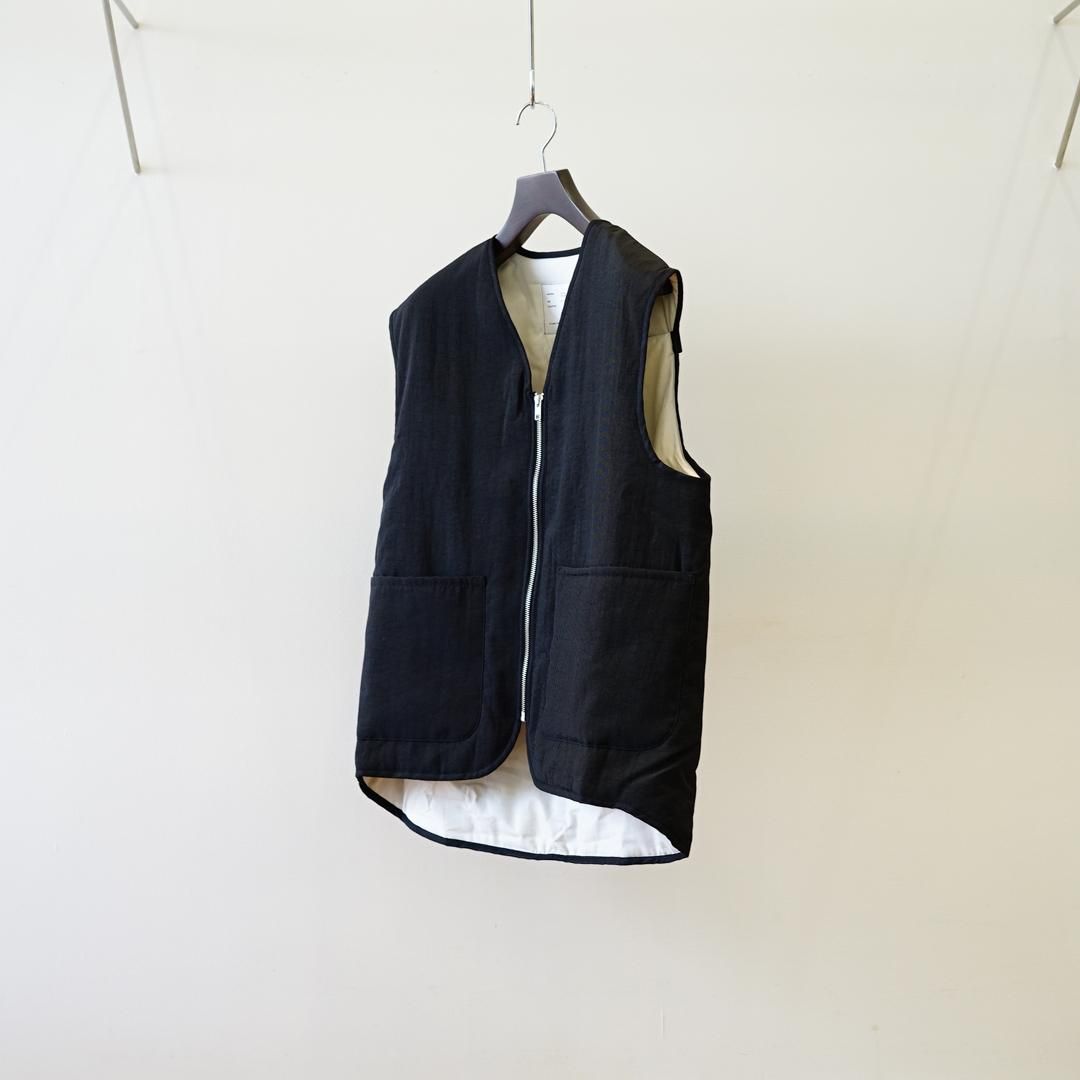 [unisex] camiel fortgens(ߥեȥإ)Zip VEST(CF.14.05.02.01)/Black