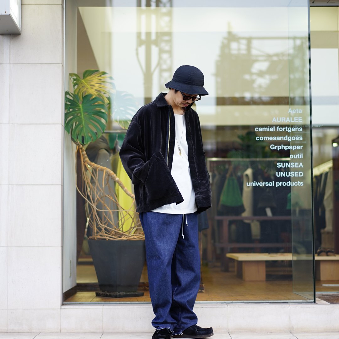 camiel fortgens(カミエルフォートヘンス)Sweat Pants Denim(CF.14.06