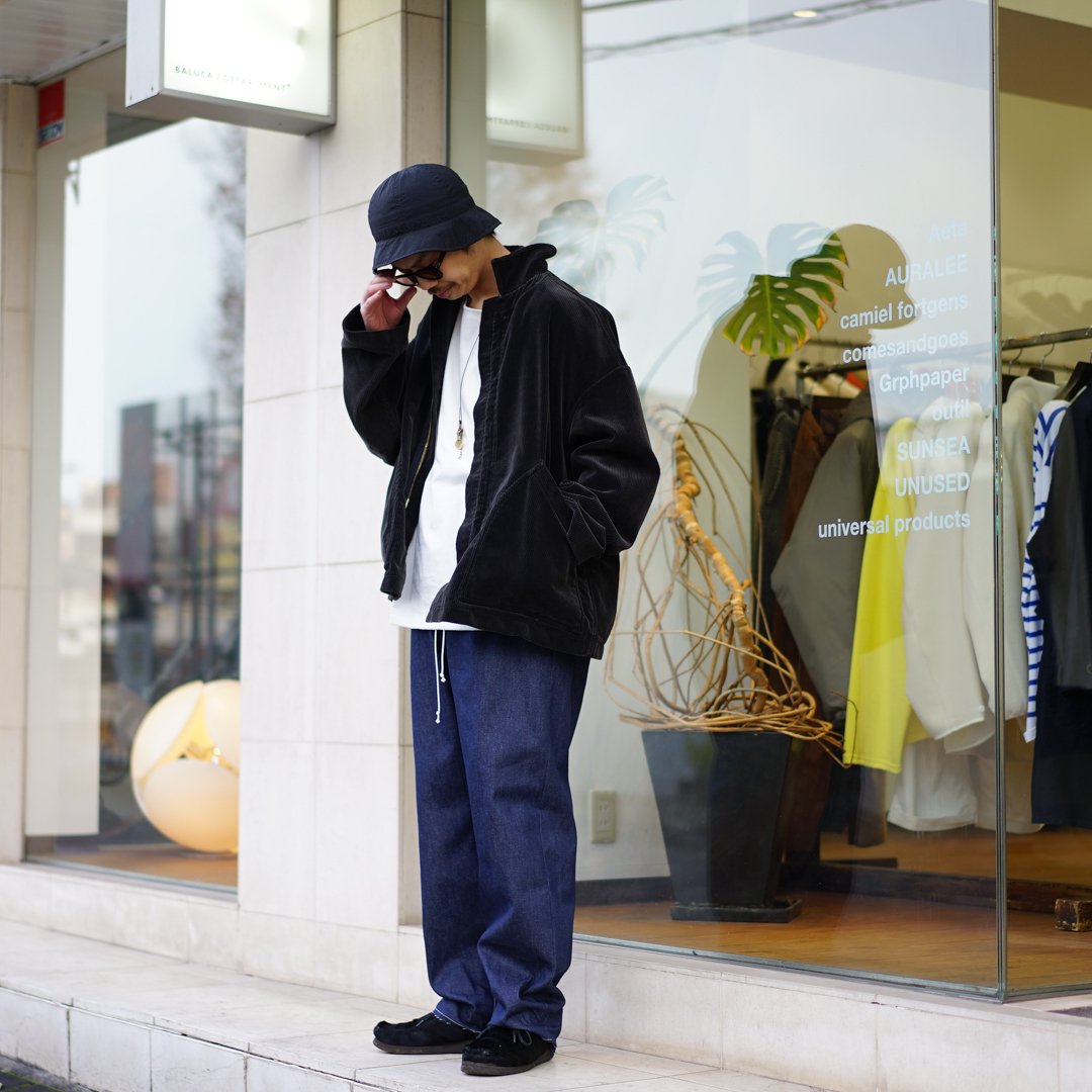 camiel fortgens(カミエルフォートヘンス)Sweat Pants Denim(CF.14.06