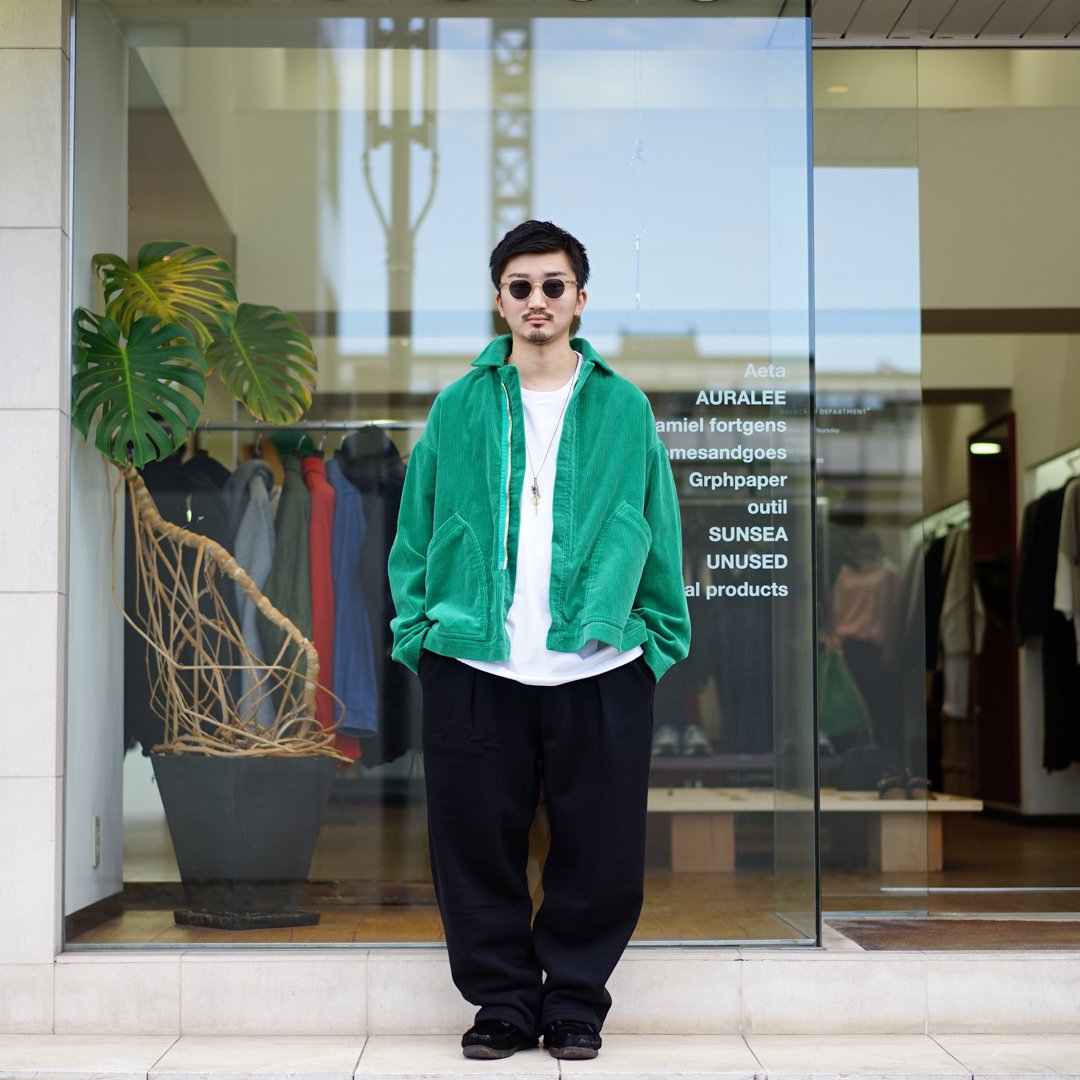 UNUSED(アンユーズド)Corduroy Jacket(US2263)/Green/Black