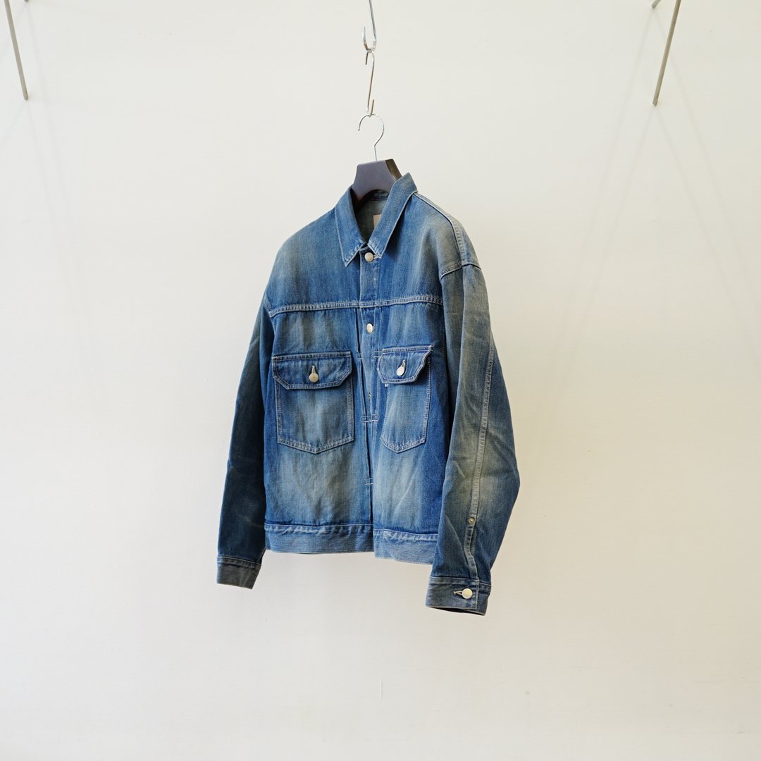 Graphpaper(グラフペーパー)Selvage Denim Jacket(GU223-30015DB)/Dark