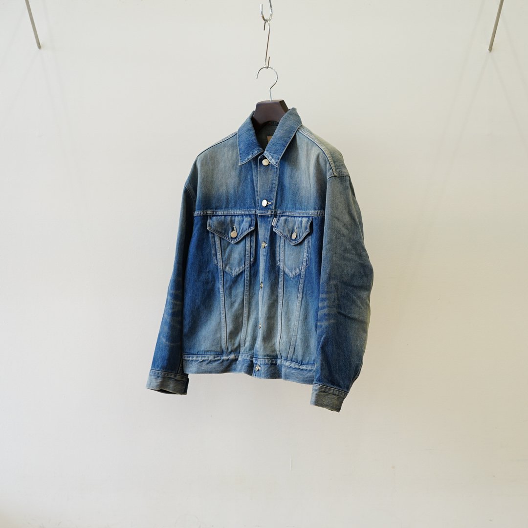 Graphpaper(グラフペーパー)Selvage Denim Jacket(GU223-30015DB)/Dark